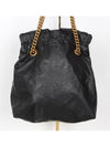 Crush Chain Tote Bag Black - BALENCIAGA - BALAAN 2