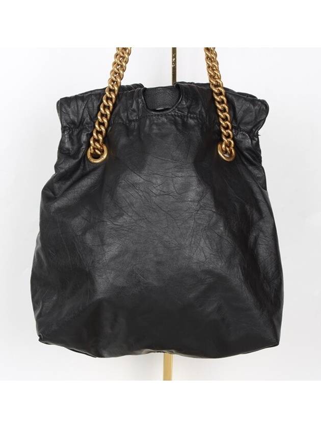 Crush Chain Tote Bag Black - BALENCIAGA - BALAAN 2