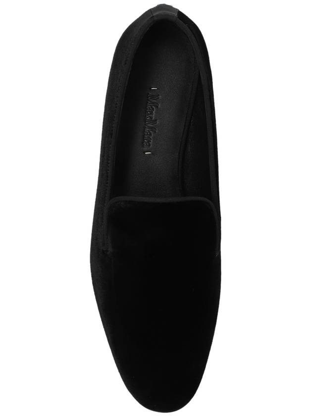 velvet loafers black - MAX MARA - BALAAN 7