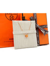 Women s Necklace Mini Pop Ache H Pendant Orange Rose Gold Chain - HERMES - BALAAN 3