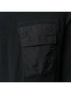 Lens Wappen Flap Pocket Knit Top Black - CP COMPANY - BALAAN.