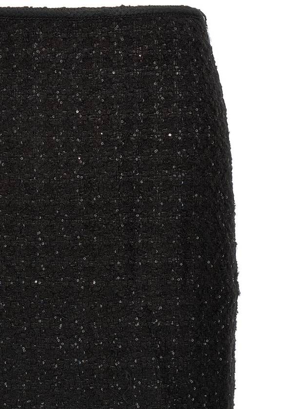 Rotate Birger Christensen Maxi Bouclé Skirt - ROTATE - BALAAN 3