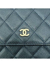 Gold caviar square woc mini bag cross - CHANEL - BALAAN 6