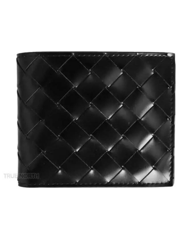 Intrecciato Half Wallet Black - BOTTEGA VENETA - BALAAN 2