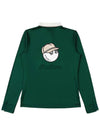 Performance long sleeve polo t shirt GREEN WOMAN - MALBON GOLF - BALAAN 2