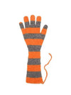 Long Knit Bicolor Gloves Orange RJ9014 OR - PALOMA WOOL - BALAAN 3