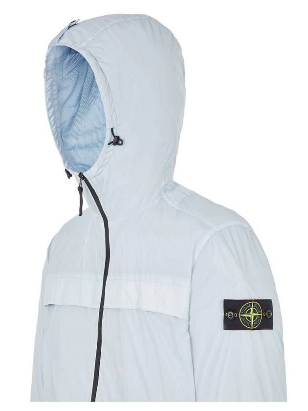 Crinkle Reps Hooded Jacket Sky Blue - STONE ISLAND - BALAAN 5