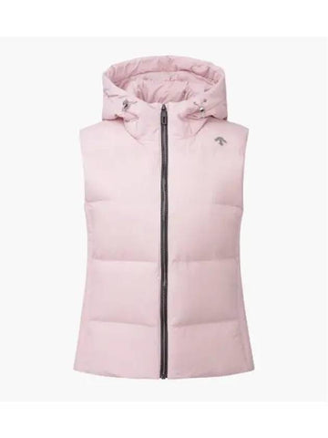 GOLF Women s Heavy Hooded Down Vest DP42WFDVO2 - DESCENTE - BALAAN 1