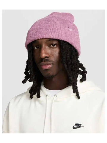 Peak Beanie Plum Dust White FZ2125 523 - NIKE - BALAAN 1