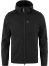 Men's Keb Fleece Hoodie Black - FJALL RAVEN - BALAAN 2