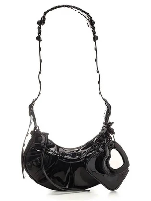 Le Cagol XS Leather Shoulder Bag Black - BALENCIAGA - BALAAN 2