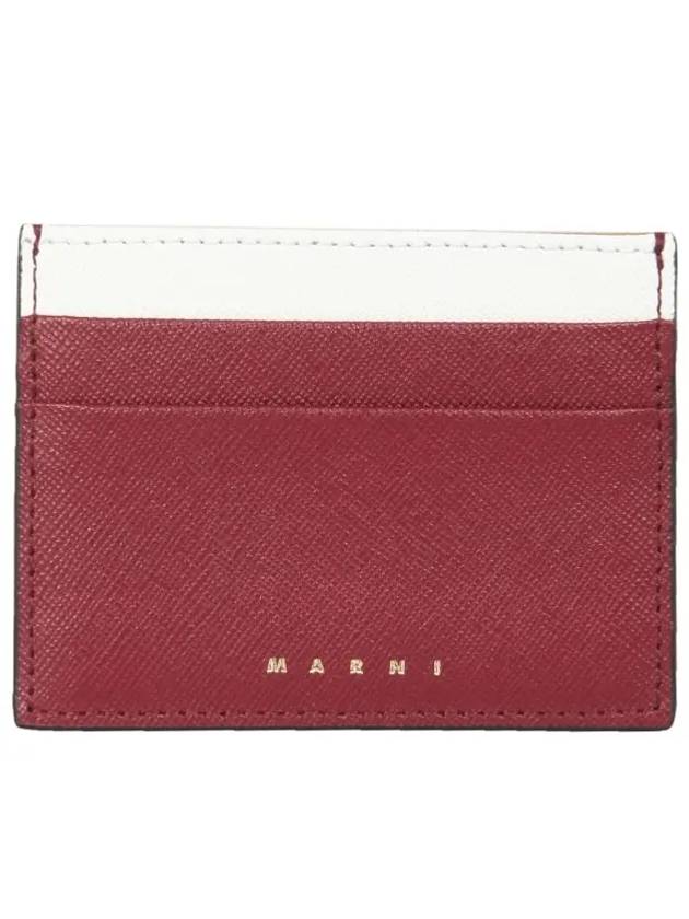 logo two-tone two-tier card wallet - MARNI - BALAAN.