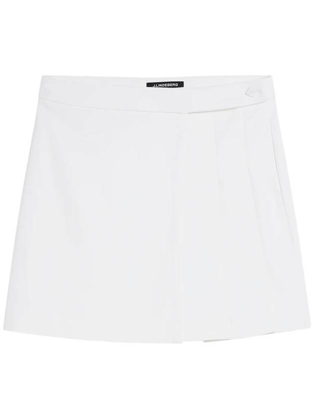 Women s Golf Cataleya Pleated Skirt White - J.LINDEBERG - BALAAN 1