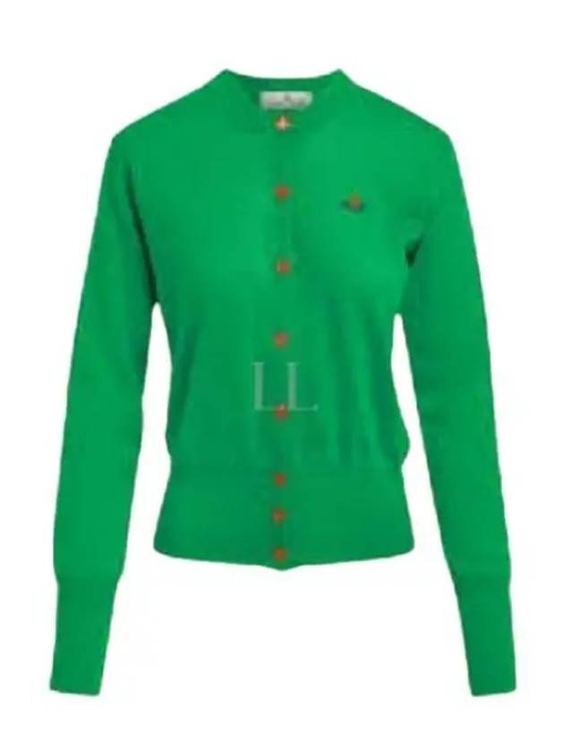 Bea Knit Cardigan Green - VIVIENNE WESTWOOD - BALAAN 2