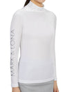 Golf Wear Women s Polar Neck Long Sleeve T Shirt MLW 2D AU05 WHITE - MARK & LONA - BALAAN 4