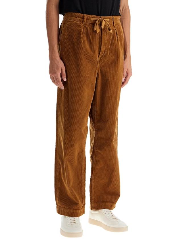 Corduroy Straight Pants Brown - POLO RALPH LAUREN - BALAAN 3