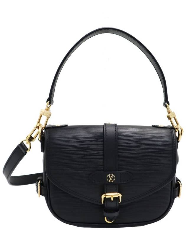 Women s Leather Cross Bag Black Louis Vuitton M23469 Epi Saumur BB 2way - LOUIS VUITTON - BALAAN 1