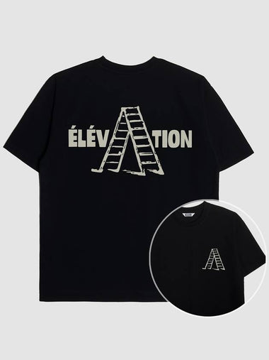 Elevation Graphic Short Sleeve T-Shirt Black - KLOR - BALAAN 1