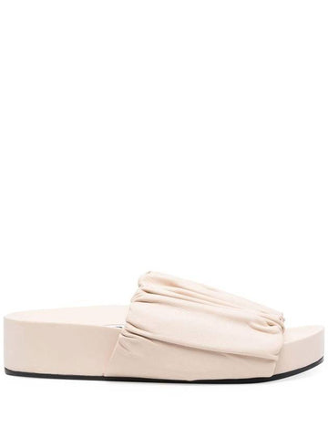 Light Pink Leather Sandals J15WP0065P5057685 B0560956538 - JIL SANDER - BALAAN 1