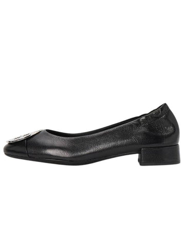 Claire Cap Toe Flat Black - TORY BURCH - BALAAN 1