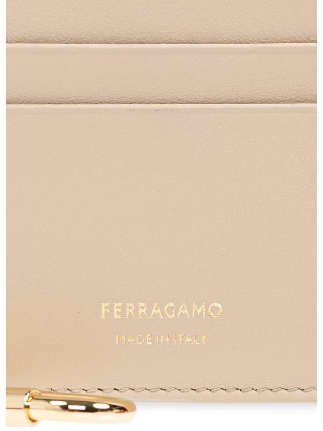 FERRAGAMO Card Holder, Women's, Beige - SALVATORE FERRAGAMO - BALAAN 5