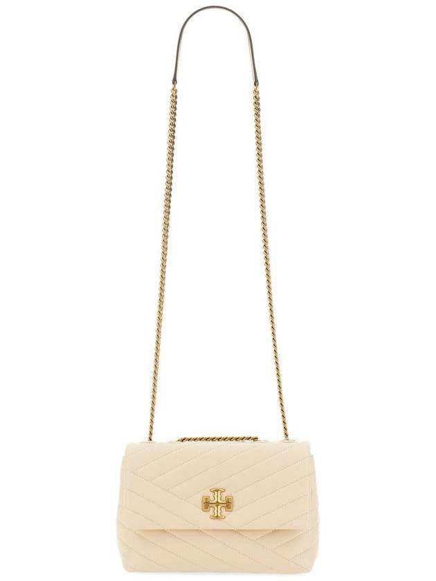 Kira Chevron Convertible Strap Small Shoulder Bag New Cream - TORY BURCH - BALAAN 4