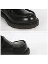 Chocolate Brushed Leather Loafers Black - PRADA - BALAAN 6