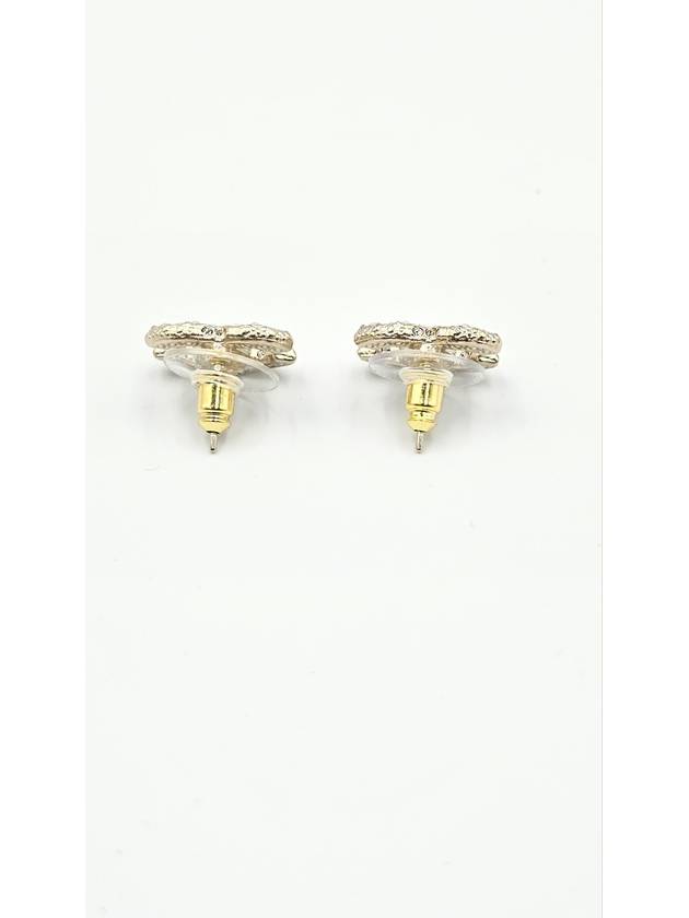 Women's CC Logo Pearl Pearl Earrings Gold - CHANEL - BALAAN 6