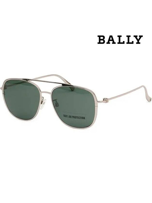 Eyewear Asian Fit Pilot Sunglasses Green - BALLY - BALAAN 2