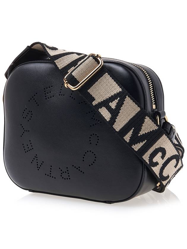 Stella Logo Mini Cross Bag Black - STELLA MCCARTNEY - BALAAN.