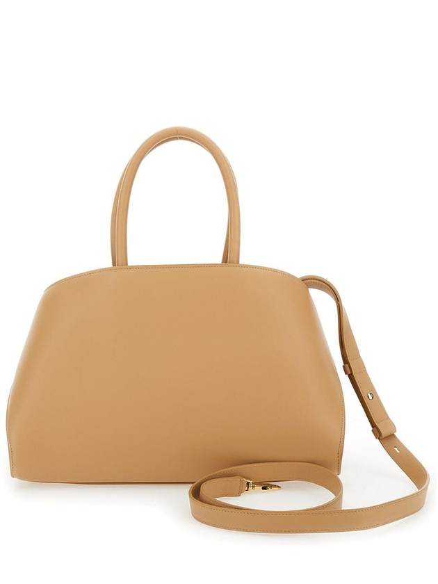 Hug Small Tote Bag Beige - SALVATORE FERRAGAMO - BALAAN 3