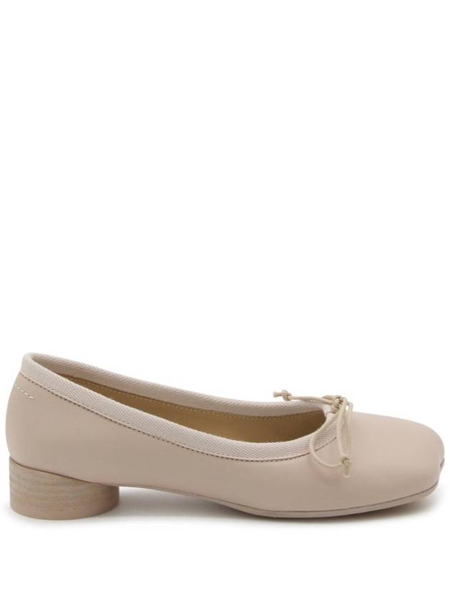 Leather Ballerina Flats Beige - MAISON MARGIELA - BALAAN 1