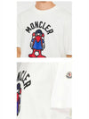 Logo Cotton Short Sleeve T-shirt White - MONCLER - BALAAN 6