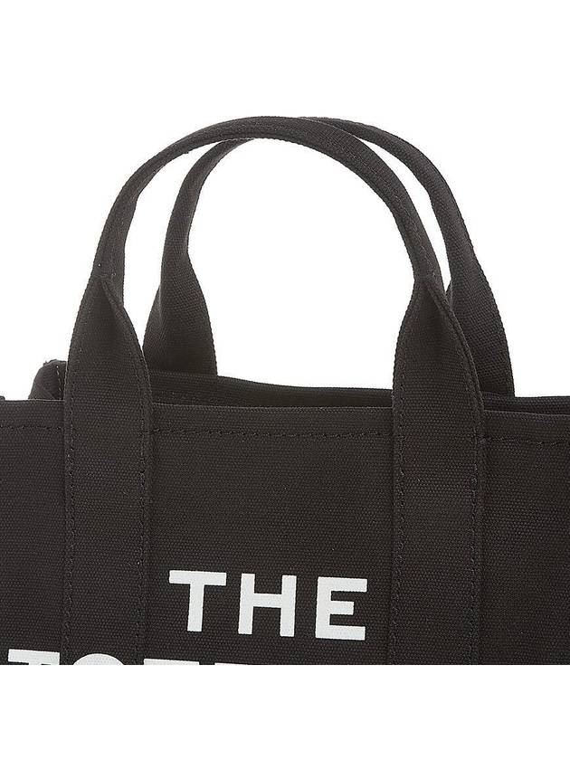 Logo Small Canvas Tote Bag Black - MARC JACOBS - BALAAN 10