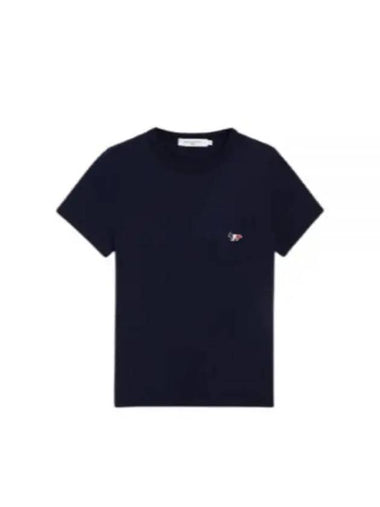 TEE SHIRT TRICOLOR FOX PATCH FW00107KJ0010 NAP480 t - MAISON KITSUNE - BALAAN 1