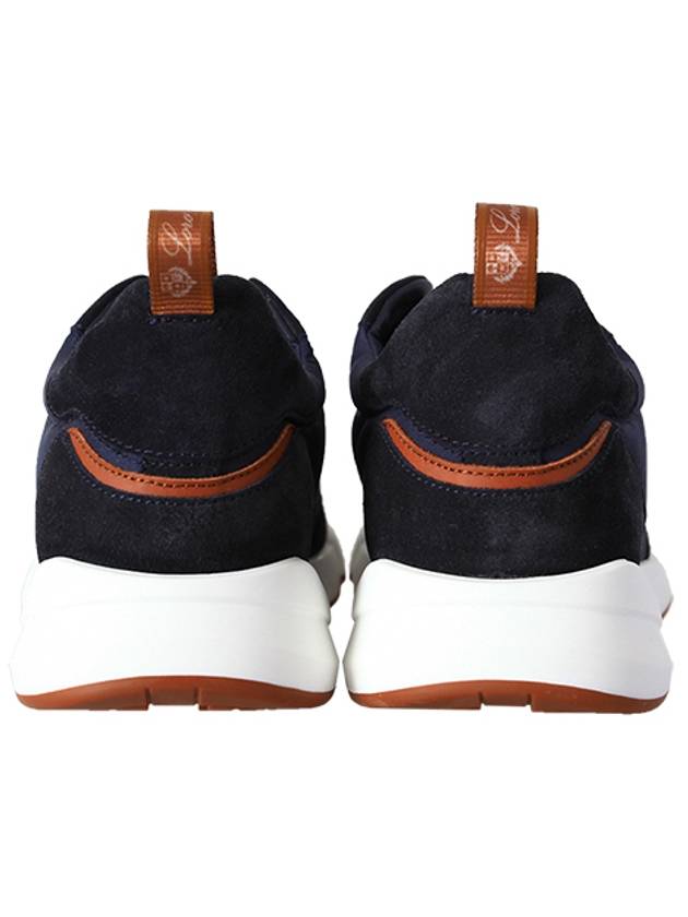 Modular Walk Low Top Sneakers Navy - LORO PIANA - BALAAN.