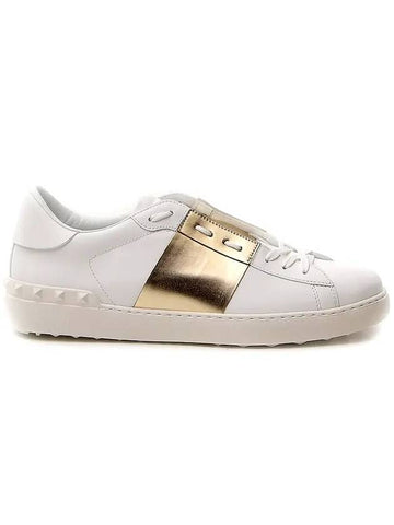 Hidden Open Low Top Sneakers White - VALENTINO - BALAAN.