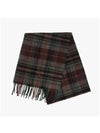 PC0946 325 Pony Plaid Check Fringe Muffler - POLO RALPH LAUREN - BALAAN 4