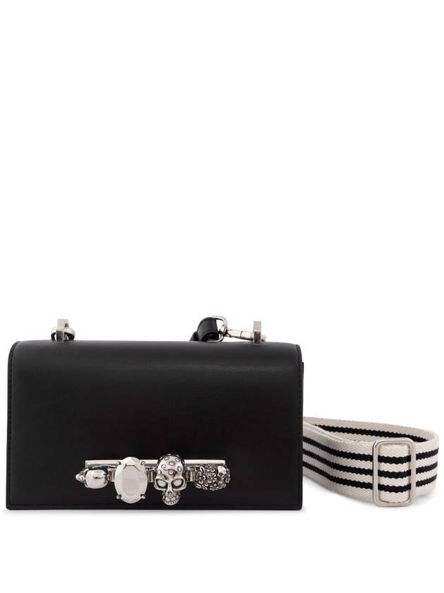 Jewel Satchel Cross Bag Black - ALEXANDER MCQUEEN - BALAAN 1