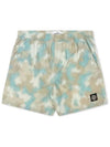 Logo Patch Camo Beachwear Shorts Blue - STONE ISLAND - BALAAN 2