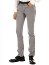 Leather docking slim fit gray denim - MARC JACOBS - BALAAN 1