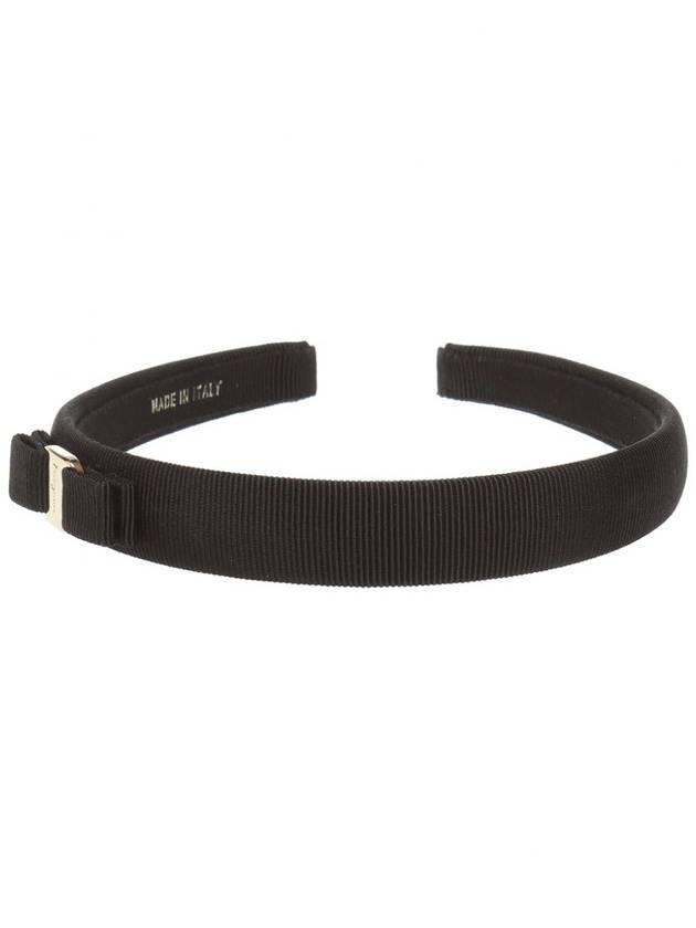 FERRAGAMO Appliqued Headband, Women's, Black - SALVATORE FERRAGAMO - BALAAN 1