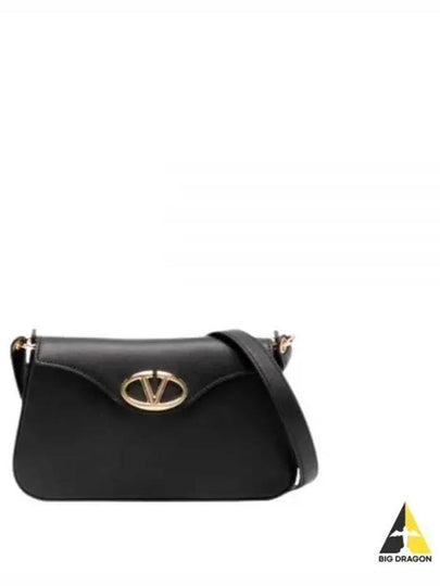 Vlogo Calfskin Shoulder Bag Black - VALENTINO - BALAAN 2