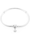 Women's Moments Daisy Flower Clasp Snake Chain Bracelet Silver - PANDORA - BALAAN 4