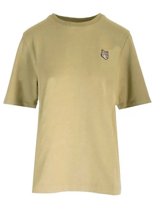 Bold Fox Head Patch Comfort Short Sleeve T-Shirt Dark Beige - MAISON KITSUNE - BALAAN 2