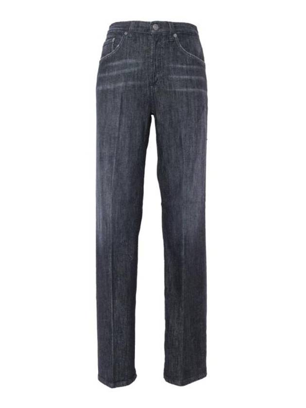 Denim Straight Pants DP427DF0276DHA7 999 222062 BLACK - DONDUP - BALAAN 1