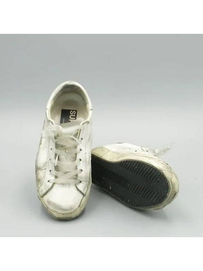 SUPERSTAR white color PVC collar detail vintage women s sneakers size 35 - GOLDEN GOOSE - BALAAN 2