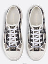 Walk'N'Dior Platform Macrocannage Motif Embroidery Cotton Low-Top Sneakers Deep Blue - DIOR - BALAAN 7