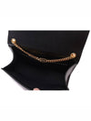 Monogram Kate Chain Gold Hardware Medium Cross Bag Black - SAINT LAURENT - BALAAN 7