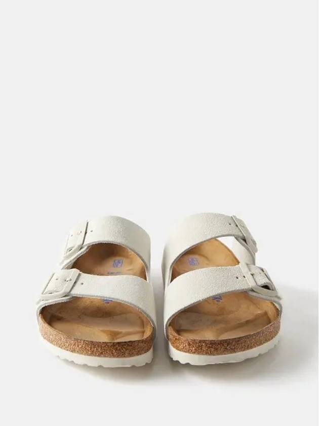 Arizona rubber sole molded footbed buckle suede sandals - BIRKENSTOCK - BALAAN 3